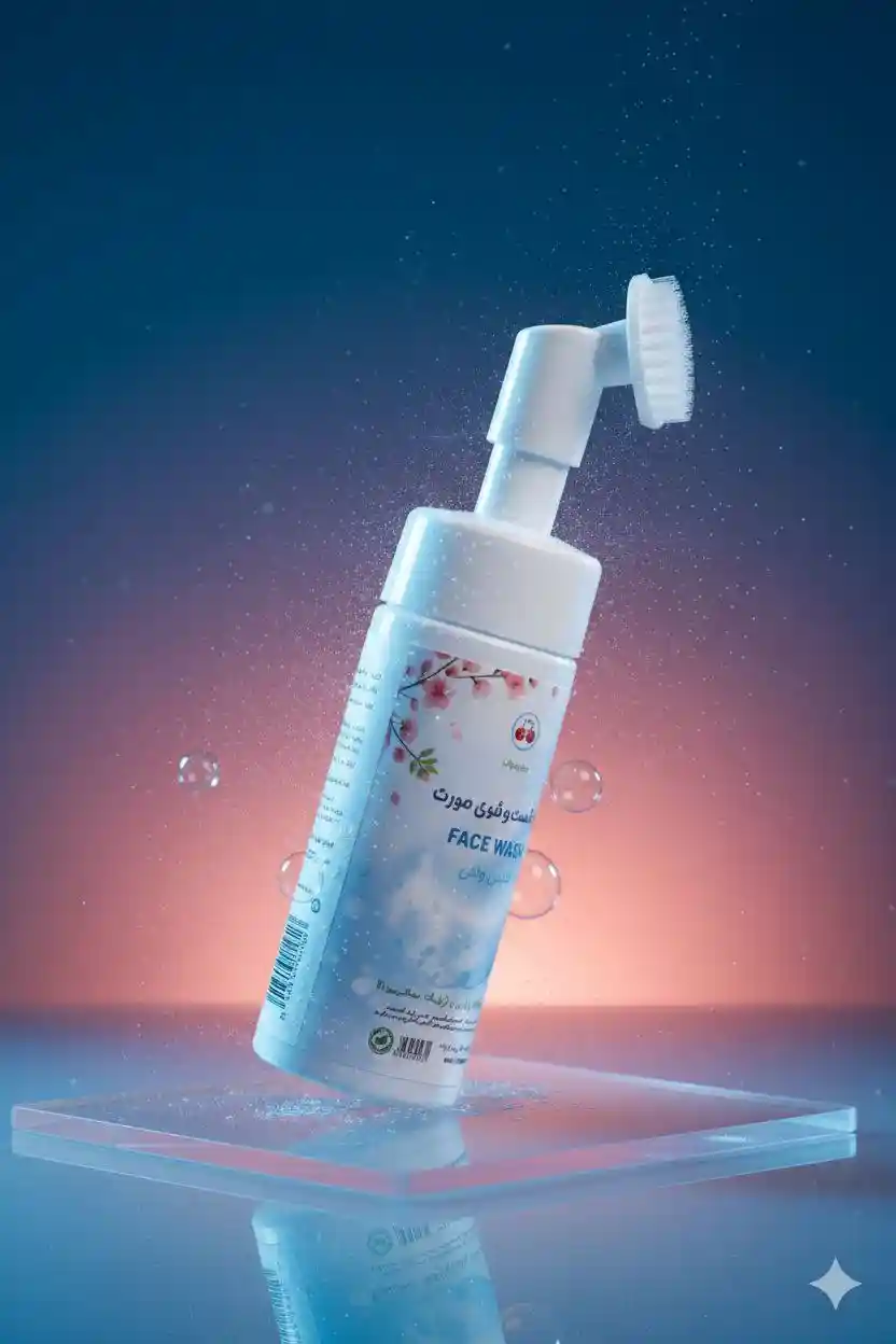 فوم شست و شو صورت روزی پاک فوم شست و شوی صورت بدون سولفات و پارابن روزی پاک